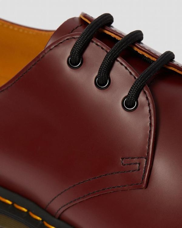 Dr Martens Dámské Polobotky 1461 Smooth Červené, CZ-796543